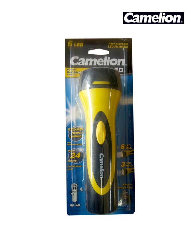 Camelion RHP6062BP 6LED Rechargeable Torch